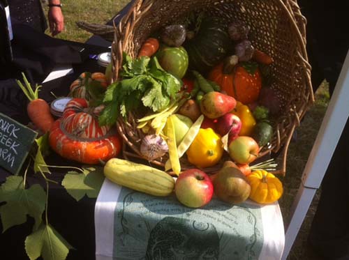 Harvest time on Salt Spring Island