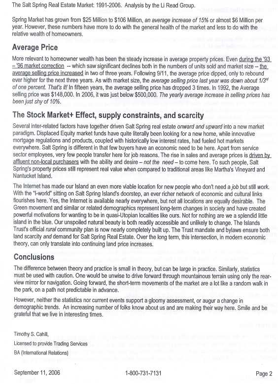 Market Analysis