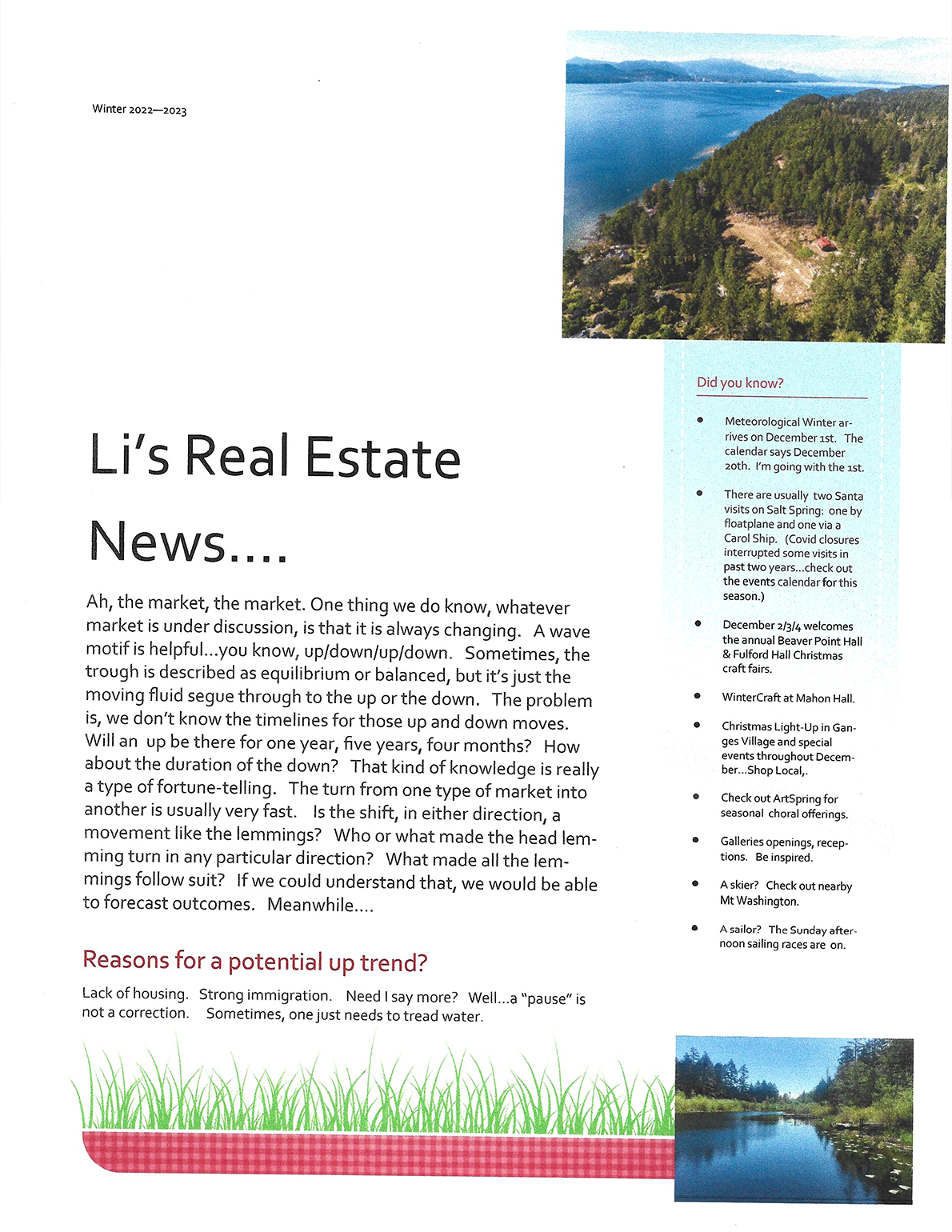 Newsletter - page 1