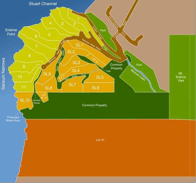 Narrows West Map
