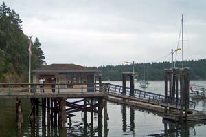Canadian Customs Entry Point in Bedwell Harbour, Pender Island