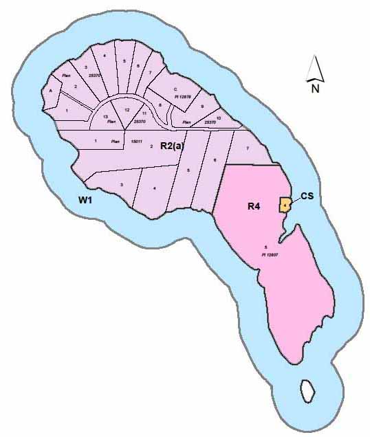 Map of Reid Island