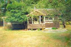 One of the cottages of Royal Cedar Cottages on Wallace Island