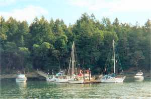 Public Dock in Conover Cove on Wallace Island