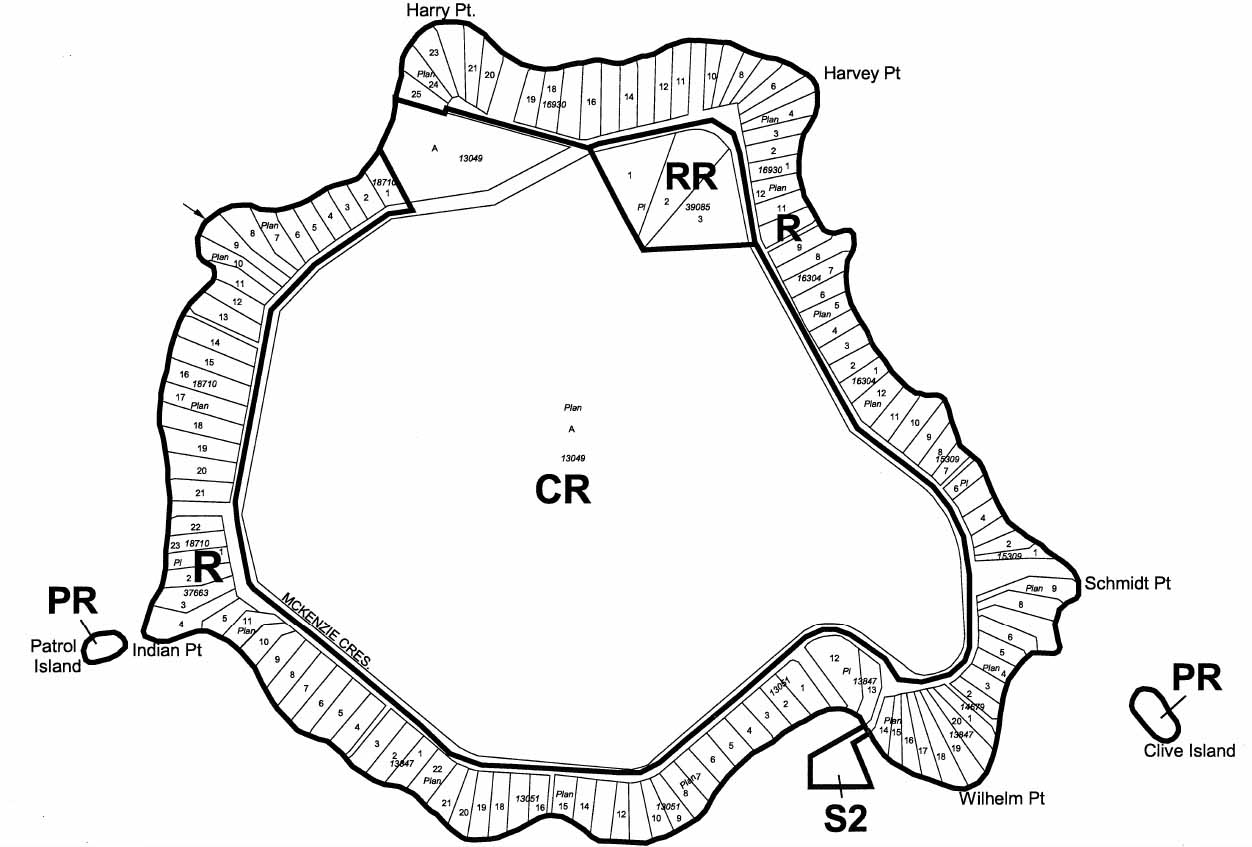 Map of Piers Island