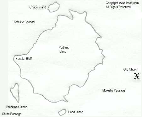 Map of Portland Island