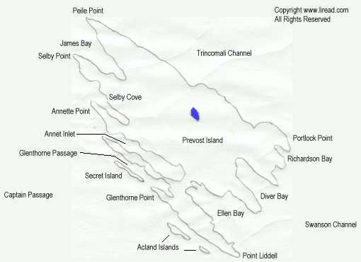 Prevost Island Map