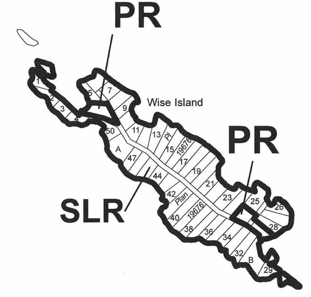 Map of Wise Island